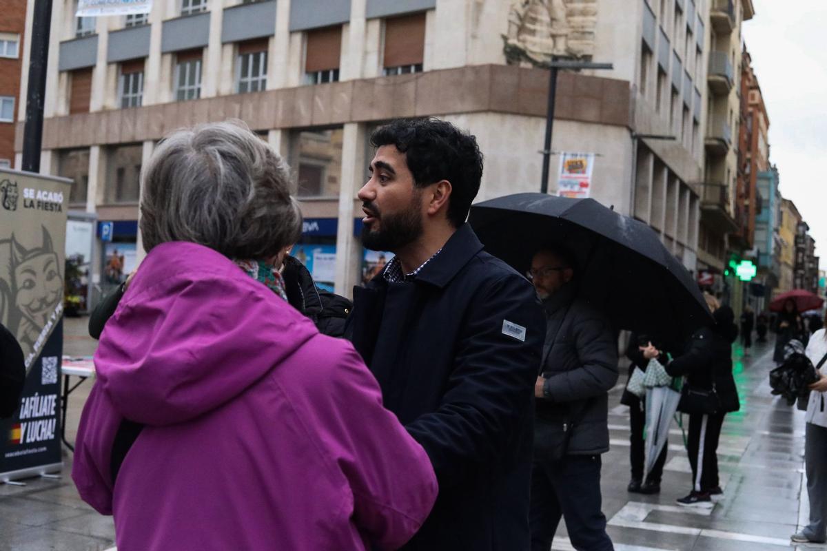 Alvise se estrella en Zamora: escasa afluencia a su acto de campaña