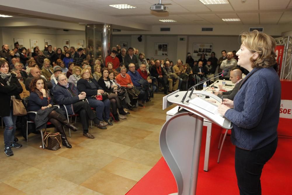 Reunión en la Casa del pueblo del PSOE gijonés