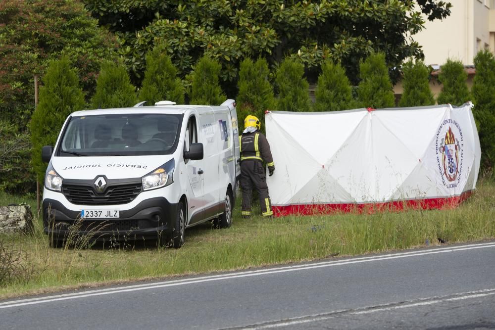 Un motorista fallece en un accidente en Guísamo