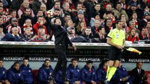 Simeone, sobre los hermanos Williams durante el partido ante el Atlético de Madrid