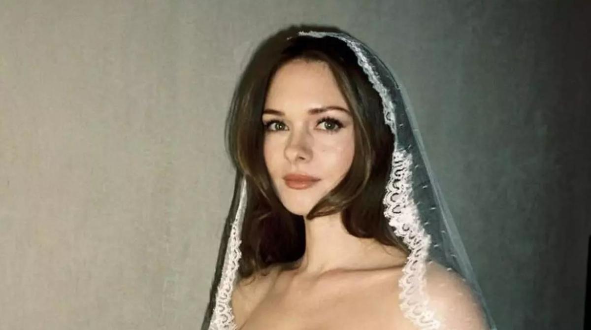 Stella del Carmen Banderas Griffith el día de su boda