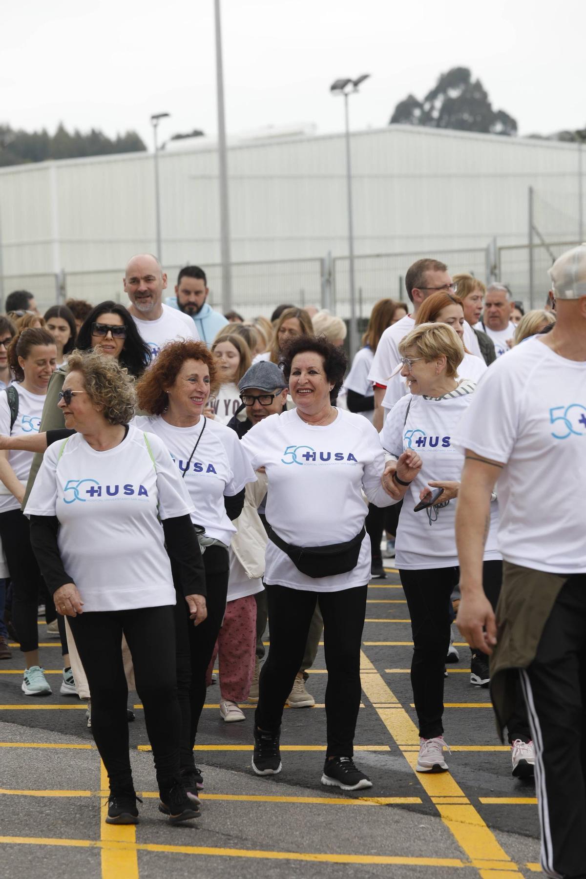 EN IMÁGENES: marcha conmemorativa del 50.º aniversario del HUSA, de Avilés EN IMÁGENES: marcha conmemorativa del 50.º aniversario del HUSA, de Avilés