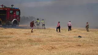 Desactivado el fuego de nivel 1 en Sancha Brava: han ardido 120 hectáreas