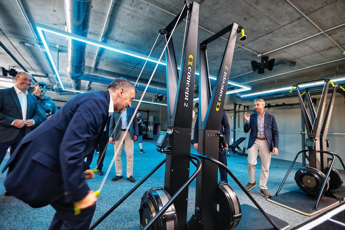 Inauguración del Centro Deportivo Santa Cruz Go fit.
