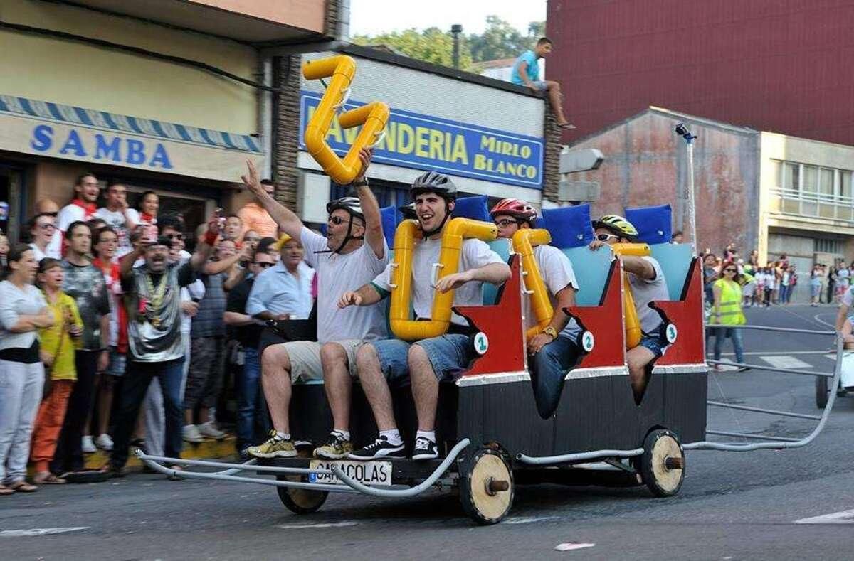 Jran Prix de Carrilanas en una edición anterior de las fiestas da Dorna