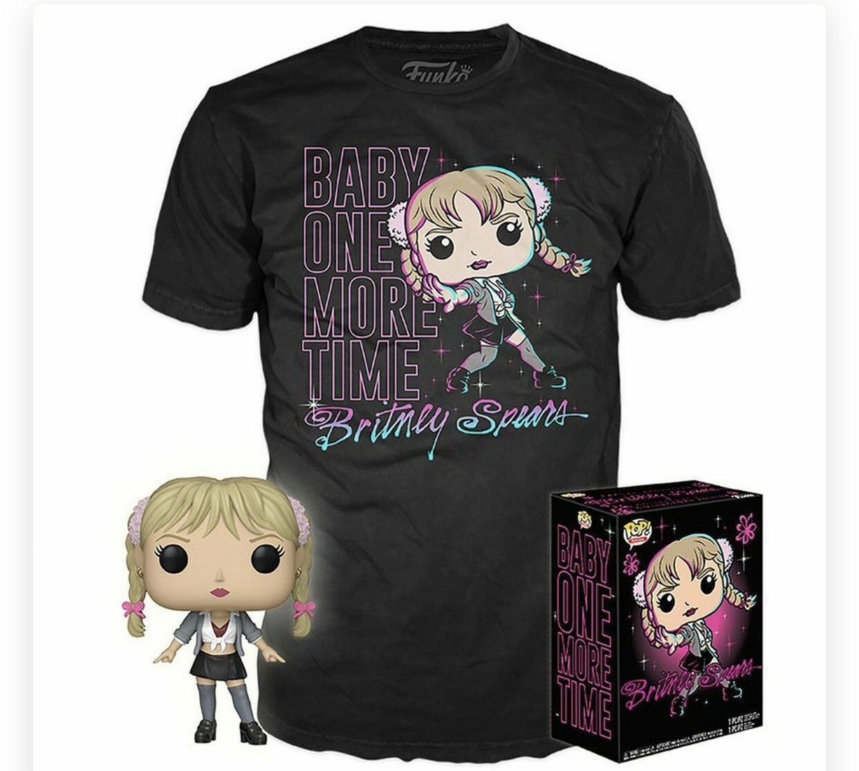 Pack Funko Britney Spears con camiseta
