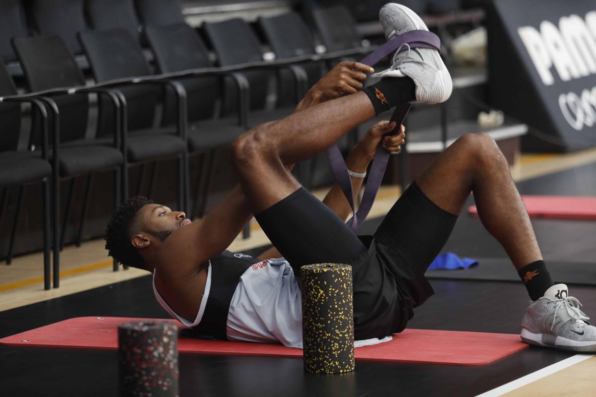 Así fue la sesión de entrenamiento para Valencia Basket