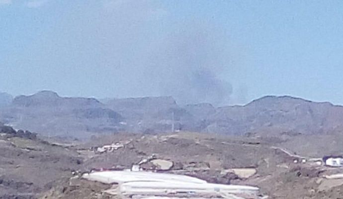 Incendio en Fataga