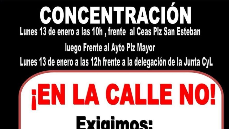 Concentración en Zamora para evitar que una mujer maltratada y sus hijos se queden en la calle por un desahucio