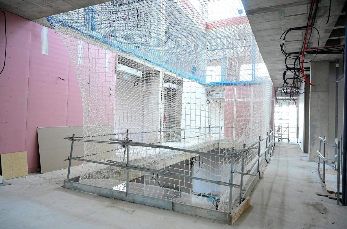 El centro sociocultural de Malilla en construcción