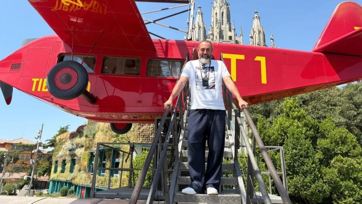 El chef Rafa Zafra en el Tibidabo