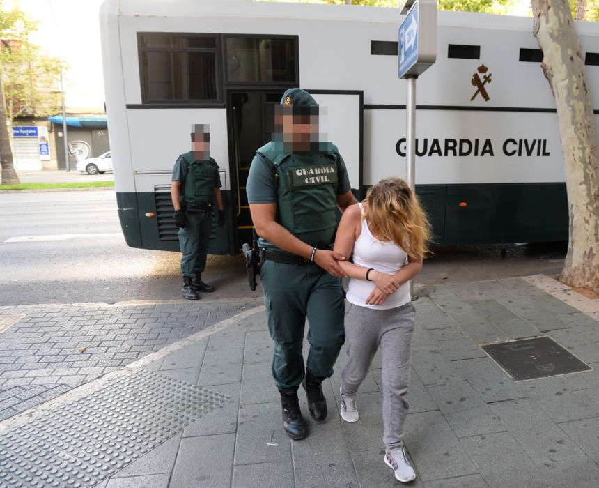 Los catorce detenidos en la operación Tatum, ante el juez