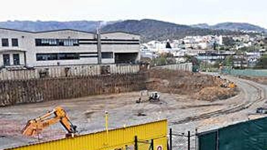 Obras que realiza Inditex en Sabón para ampliar sus instalaciones.