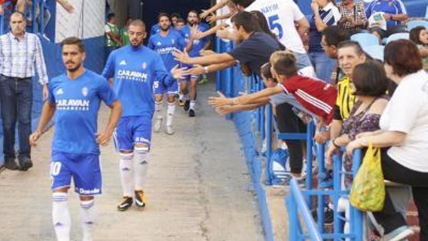 El Real Zaragoza visita el Pilar y el Ayuntamiento