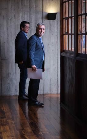 Comparecencia Ángel Victor Torres y Pedro Martín sobre los encuentros previstos en Canarias con motivo de la Presidencia Española de la UE
