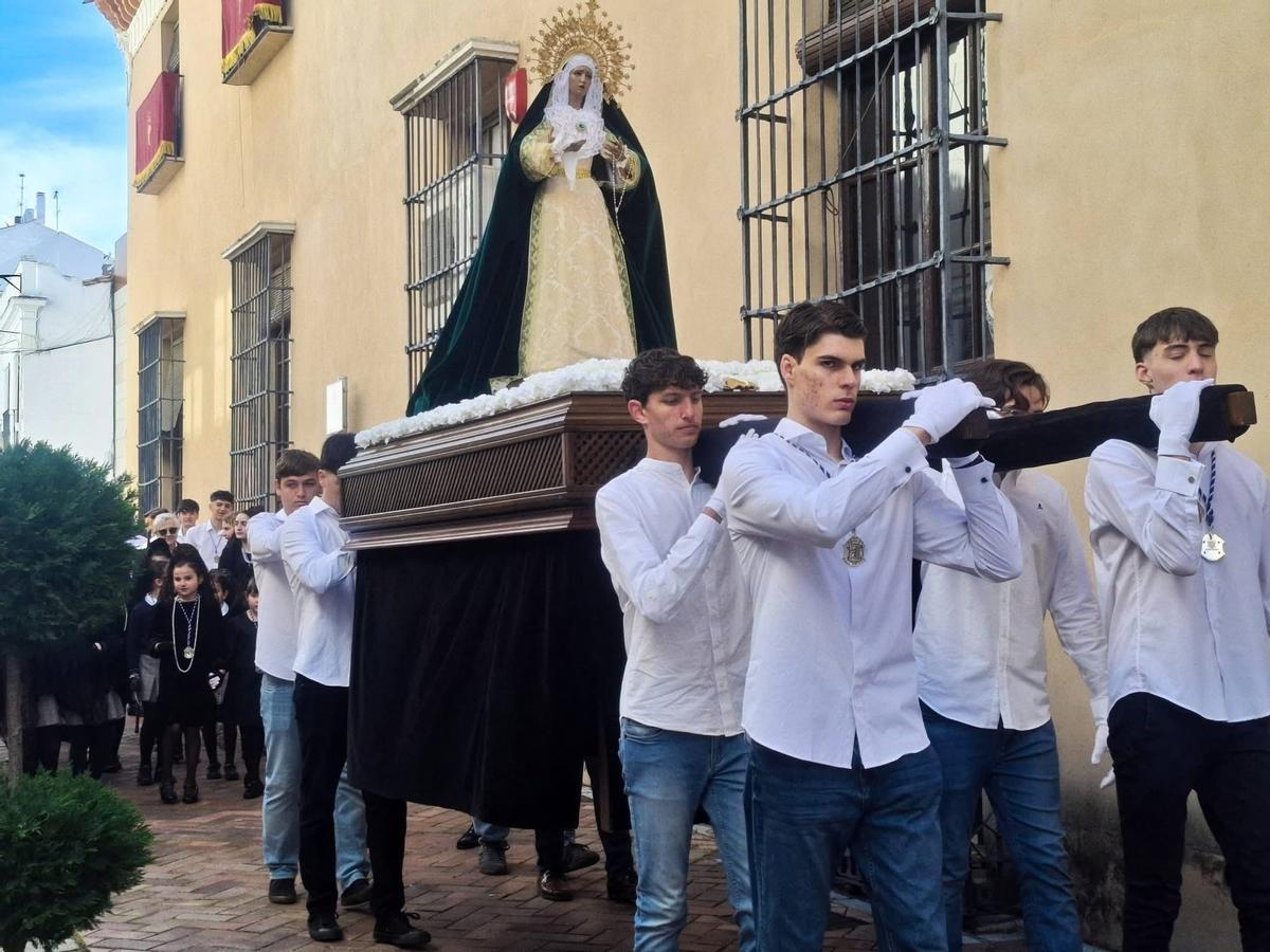 Procesión de Santo Ángel.