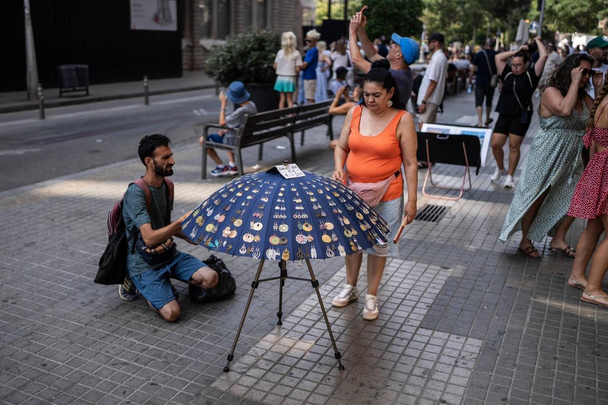 La calle Provença junto a la Sagrada Familia, zona cero de conflictos por la masificación turística