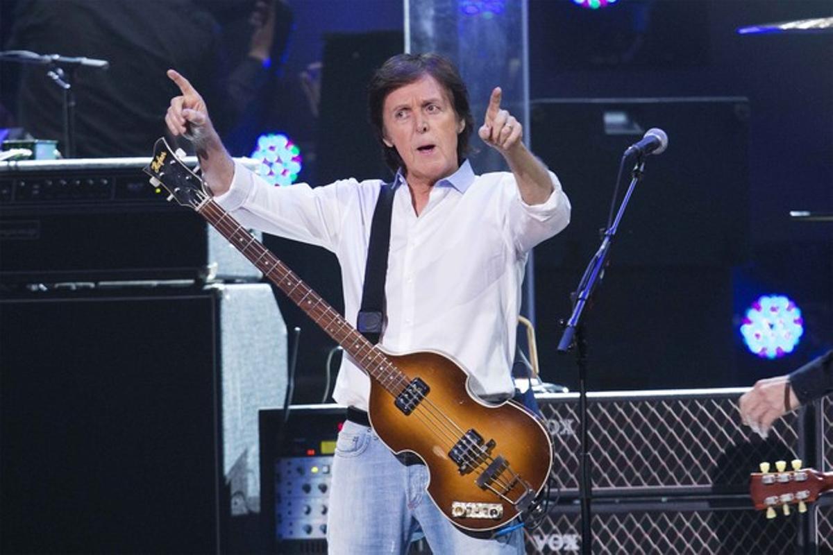 Paul McCartney, en el concert benèfic 12-12-12.