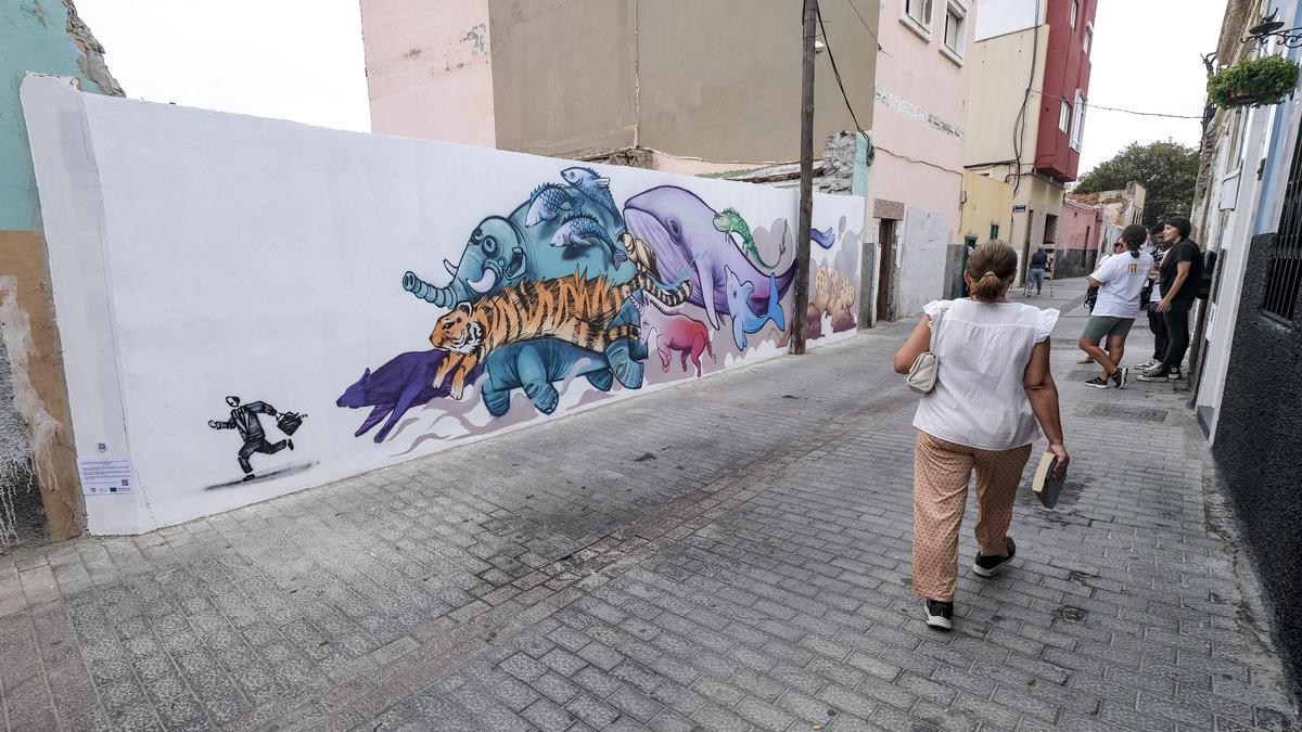 Proyecto Escaletras: murales en Los Riscos