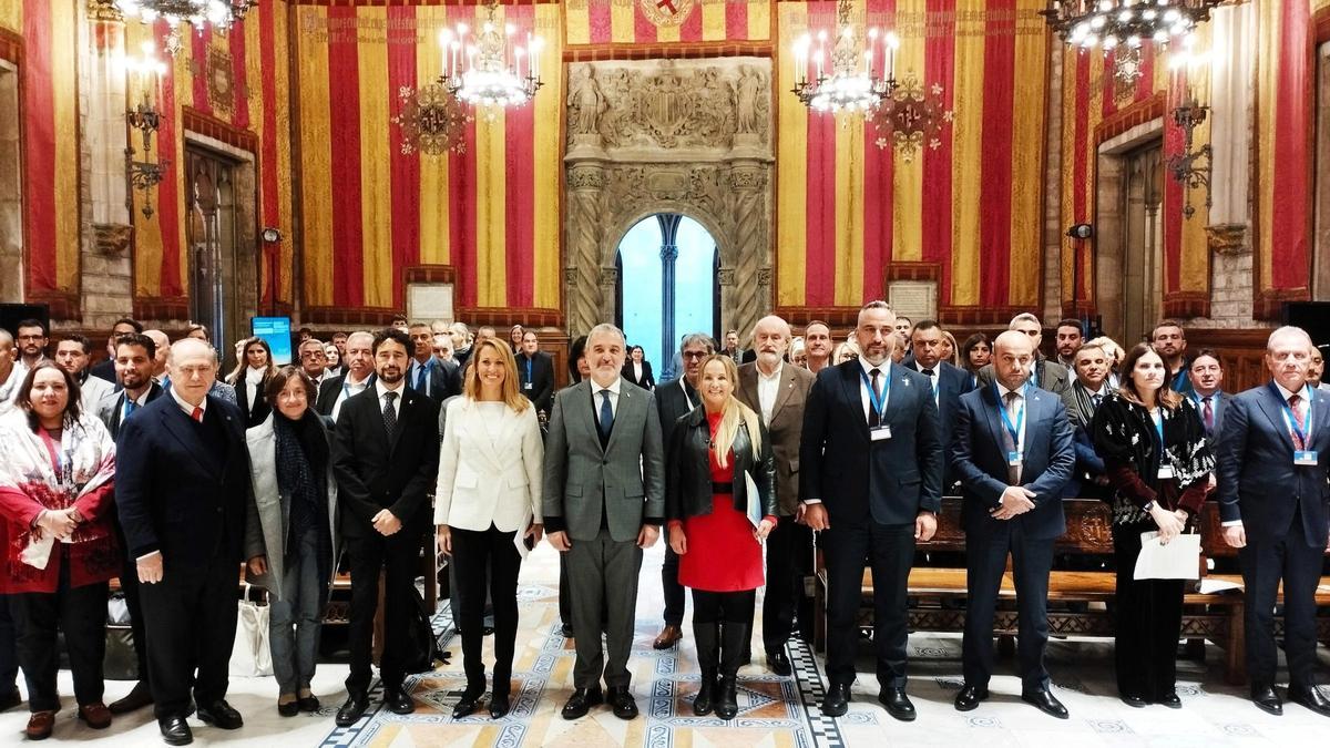 Participantes en la Conferencia de Ciudades Mediterráneas de Barcelona.