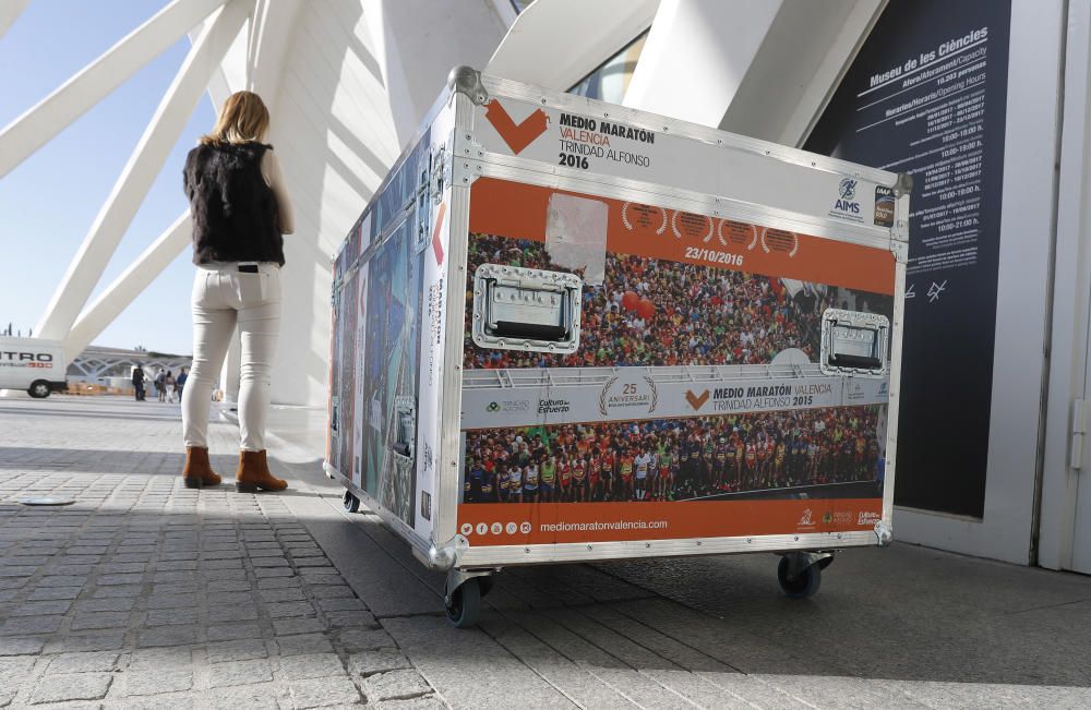 Preparativos para el Maratón de Valencia