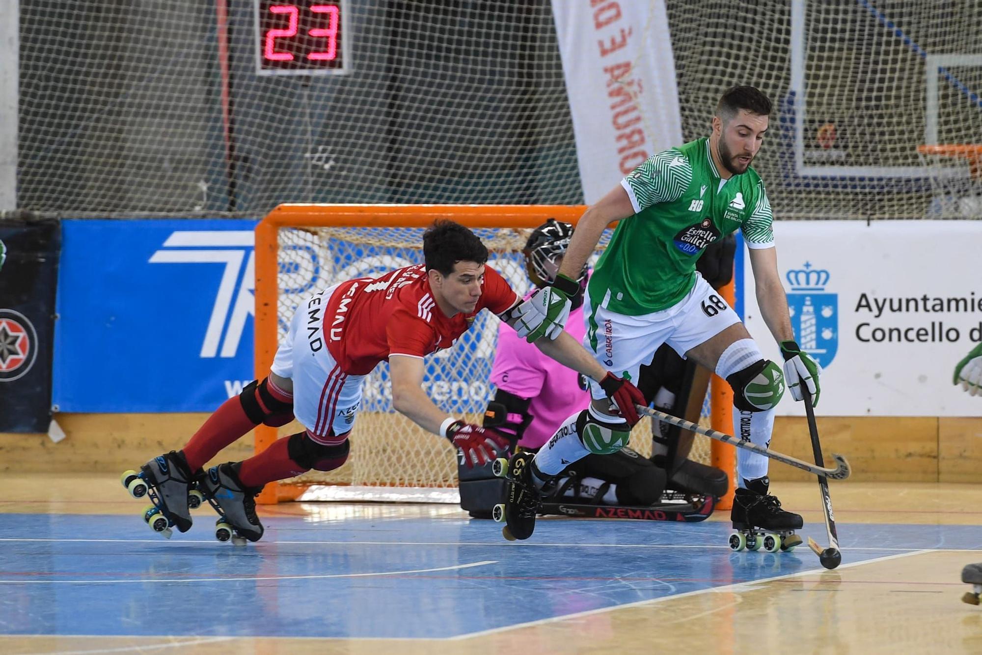 Semifinales Golden Cup hockey patines | Liceo - Benfica (3-4) - La Opinión  de A Coruña