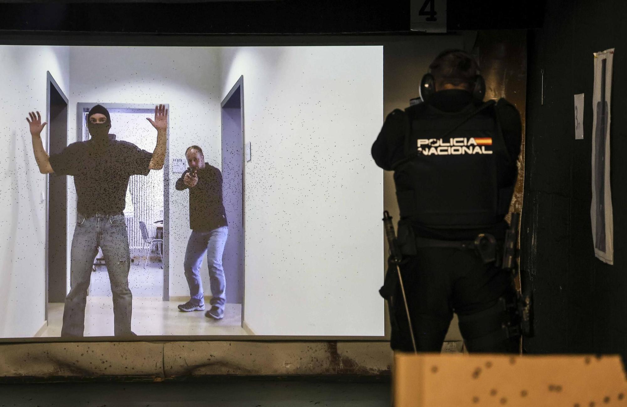 Nueva galería de tiro con munición real para la Policía Nacional de Alicante