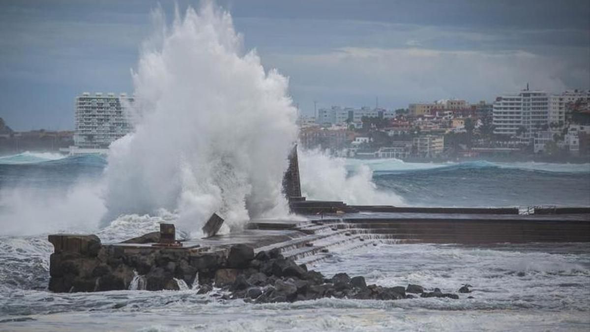 Oleaje en Tenerife.