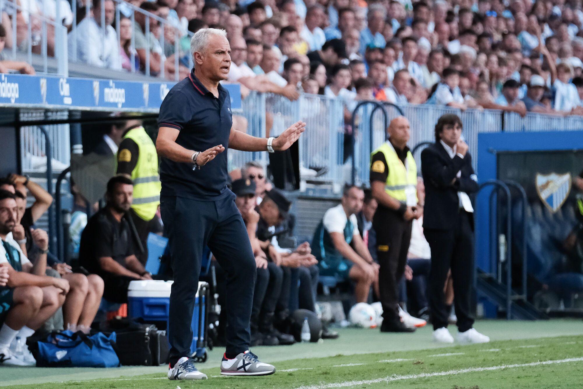 Imágenes del partido Málaga - Cádiz de LaLiga Hypermotion en La Rosaleda