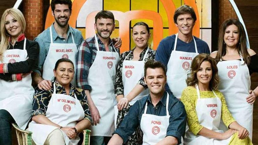 Todos los concursantes de la primera edición de &#039;MasterChef Celebrity&#039;.