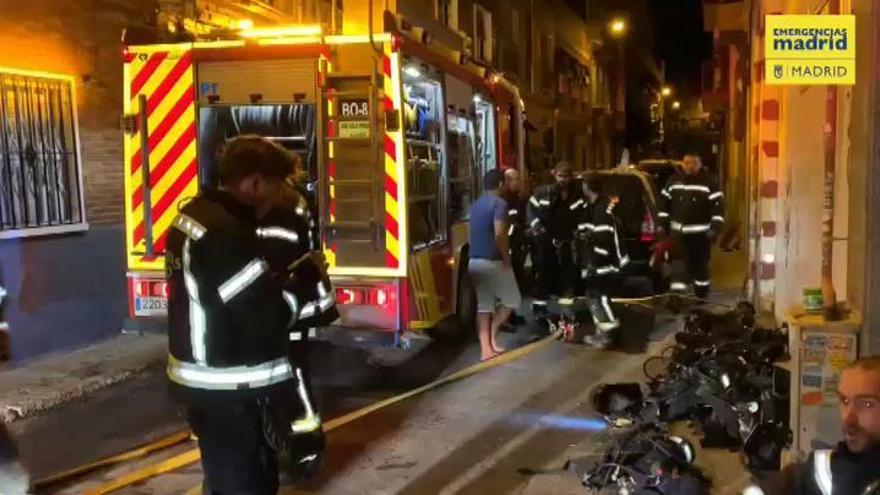 Muere un joven al incendiarse su trastero en el madrileño barrio de Vallecas