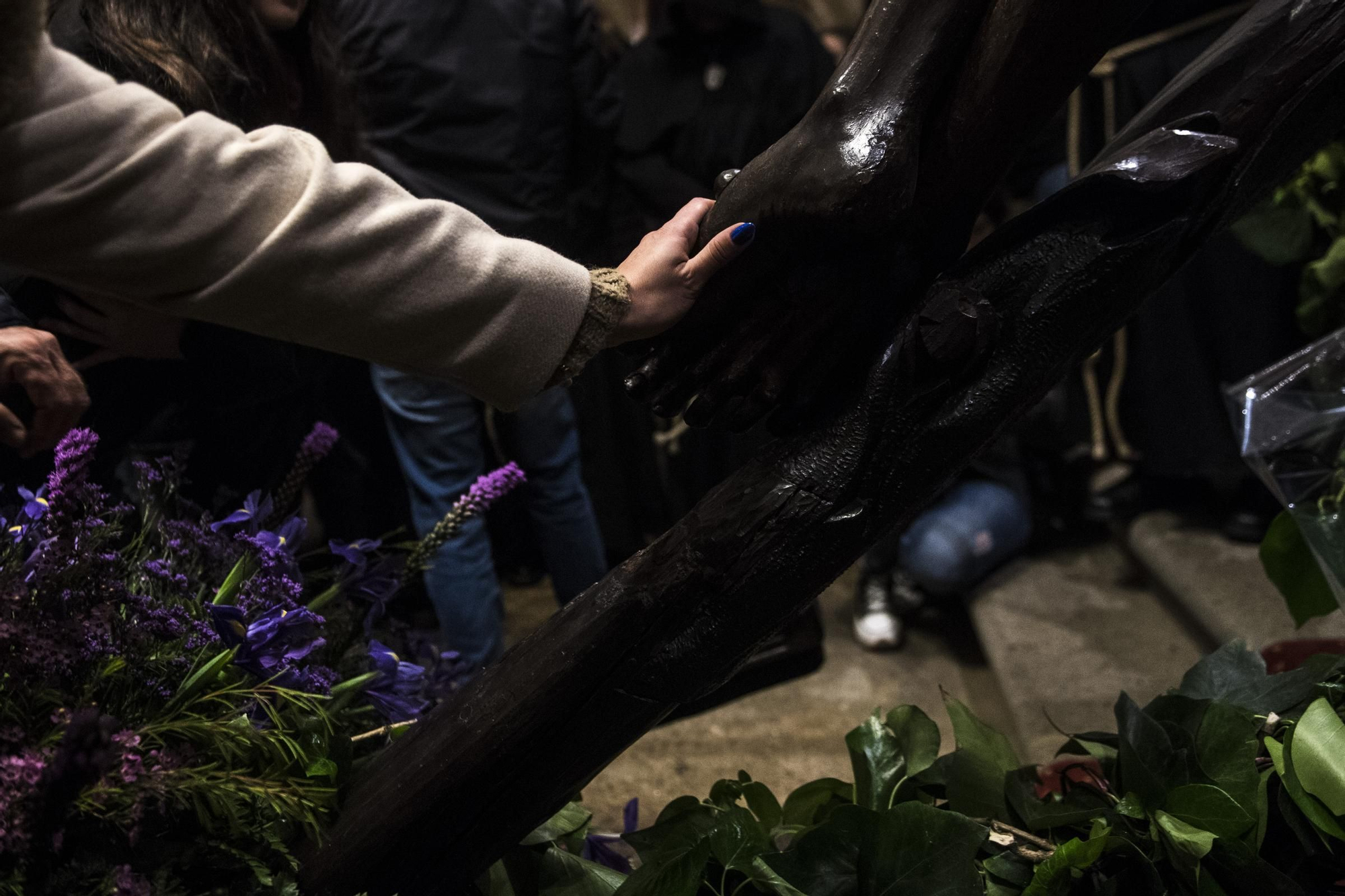 El Cristo Negro de Cáceres no pudo con lluvia