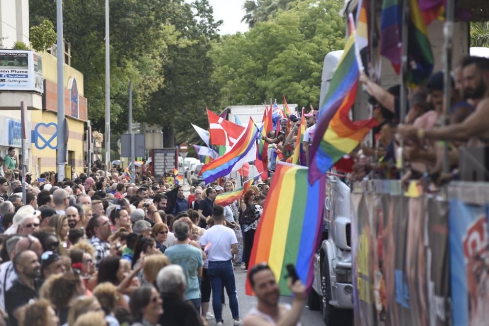 Miles de personas participaron este sábado en el acto central del Pride 2018