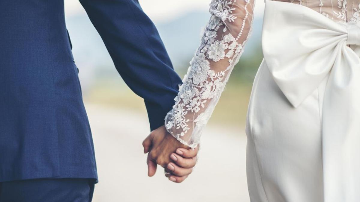 Imagen de archivo de una boda.