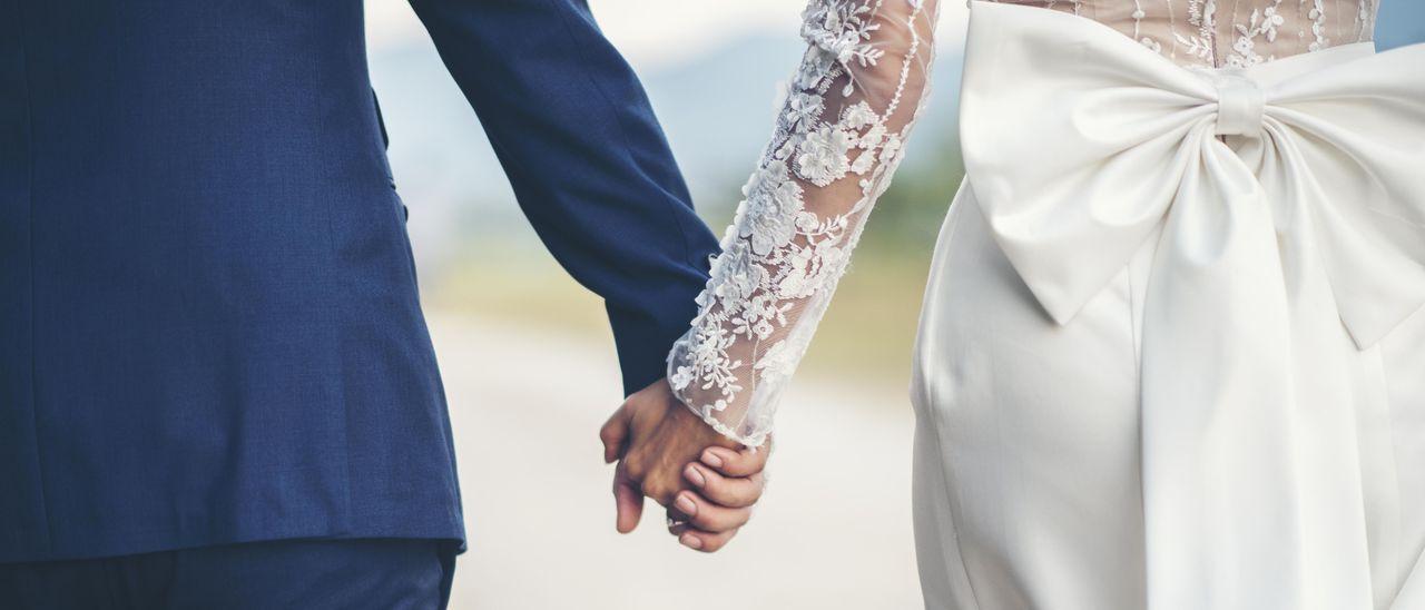 Imagen de archivo de una boda.