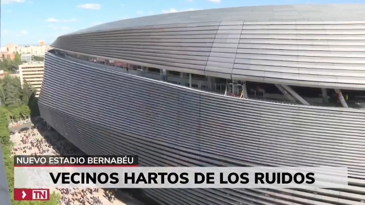 Información sobre las molestias de los vecinos del Santiago Bernabéu.