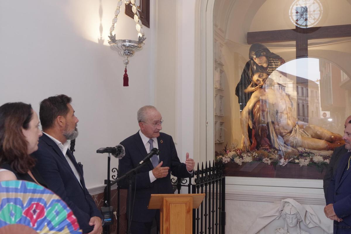 Inauguración de la restaurada capilla de la Piedad, en fotos Inauguración de la restaurada capilla de la Piedad, en fotos