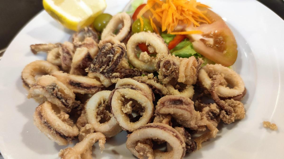 Los calamares a la andaluza de El Rincón Sevillano.