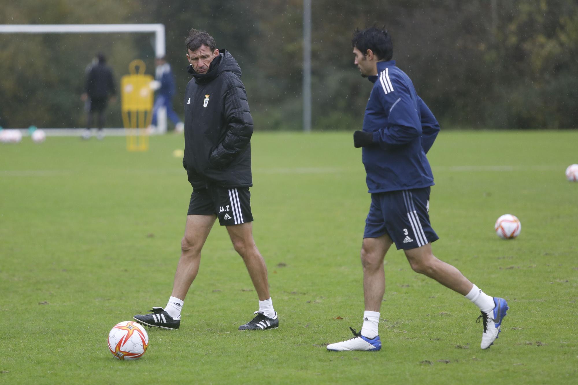 Las imágenes del entrenamiento del Oviedo