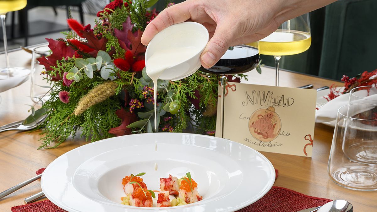 La cocina navideña de Ginkgo Restaurante &amp; Sky Bar, con menús especiales de Nochebuena y Nochevieja ilustrados por la artista María Herreros