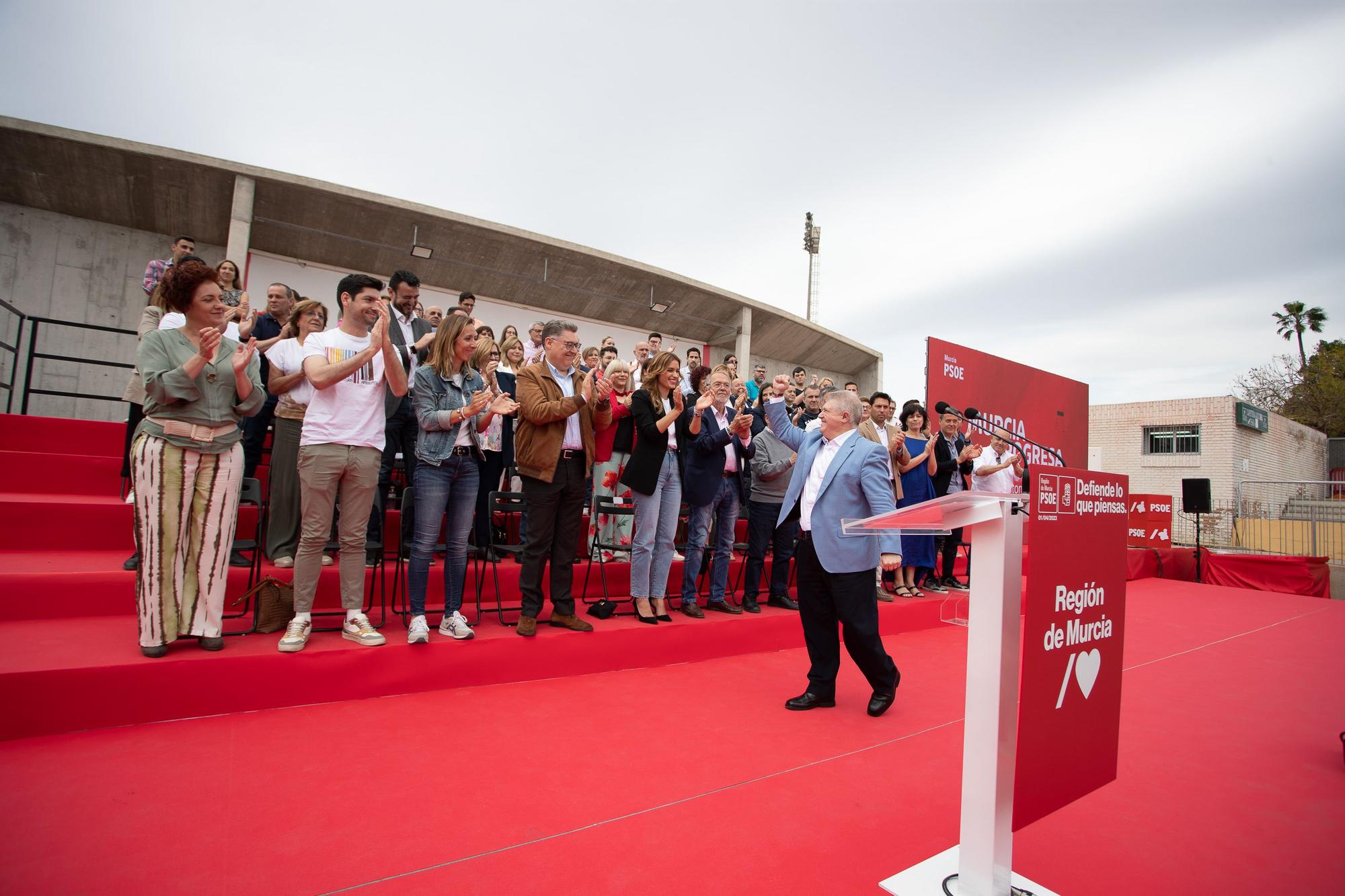 Serrano presenta su candidatura al Ayuntamiento de Murcia junto a la ministra Montero