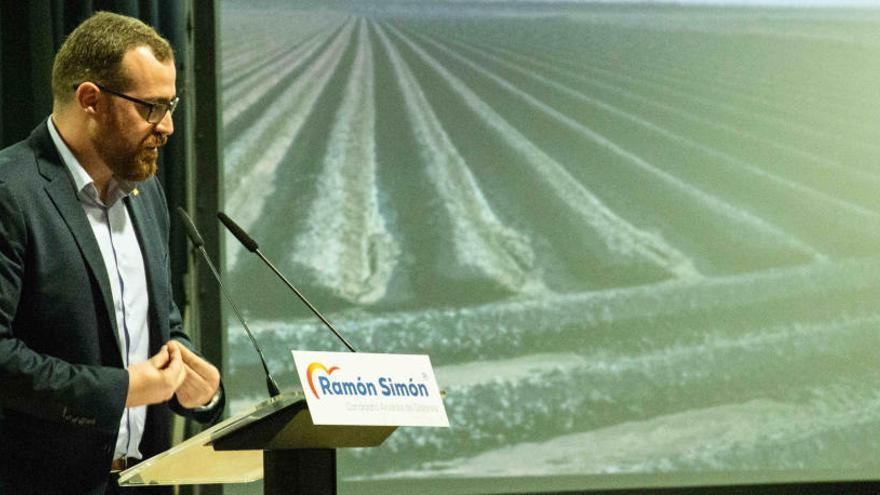 Imagen de la presentación de Ramón Simón como candidato popular