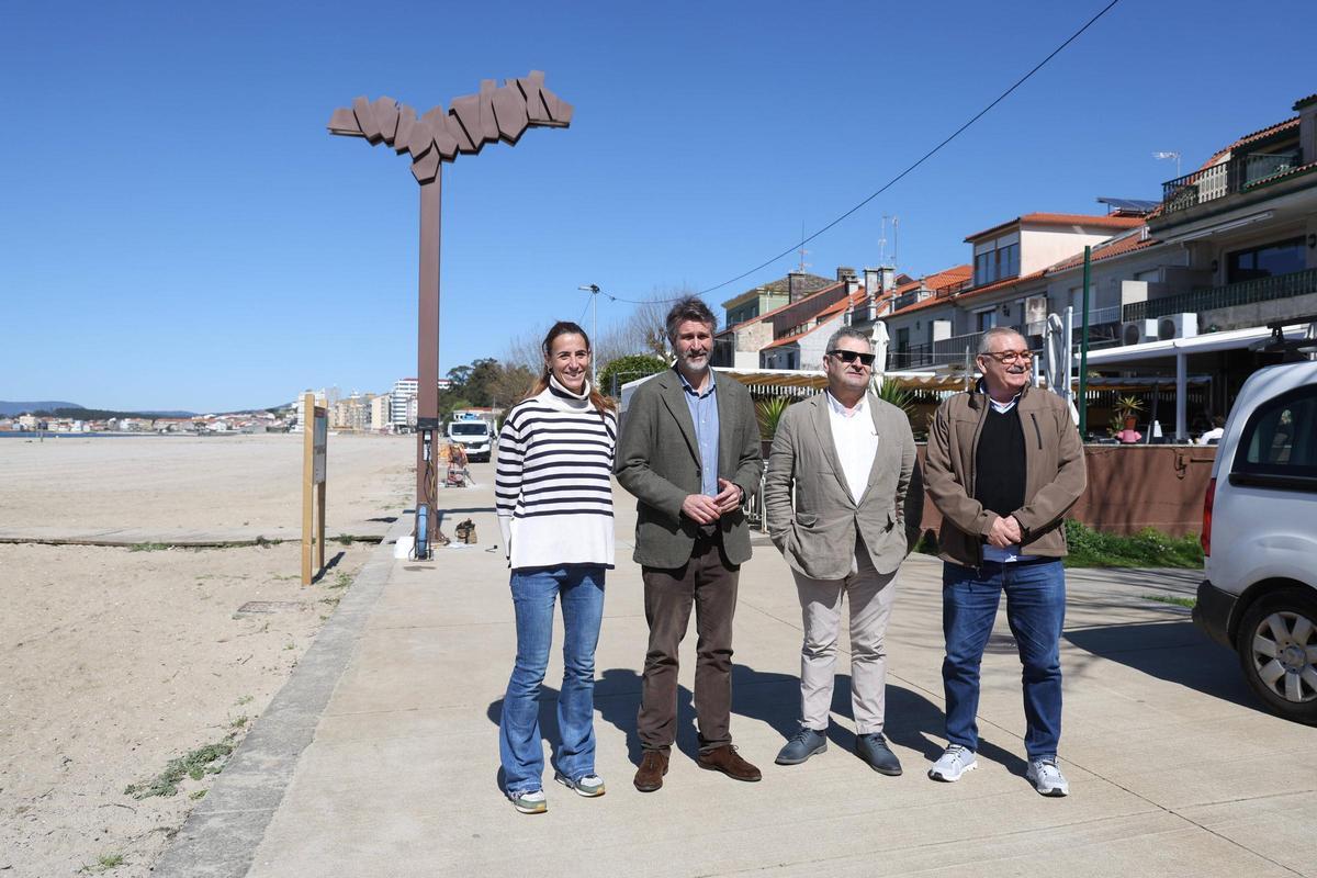 Desde la izquierda, Paola María Mochales, Alberto Varela, Elías Cochón y José María González.