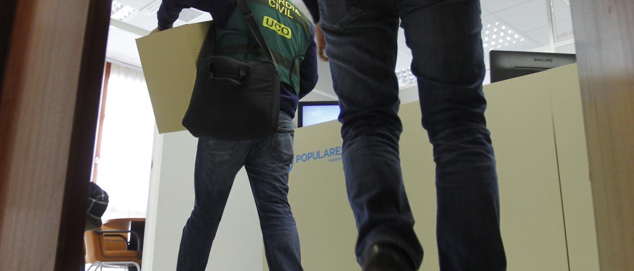 Registro del grupo del Partido Popular en el Ayuntamiento de València en enero de 2016, cuanto estalló el caso Taula.