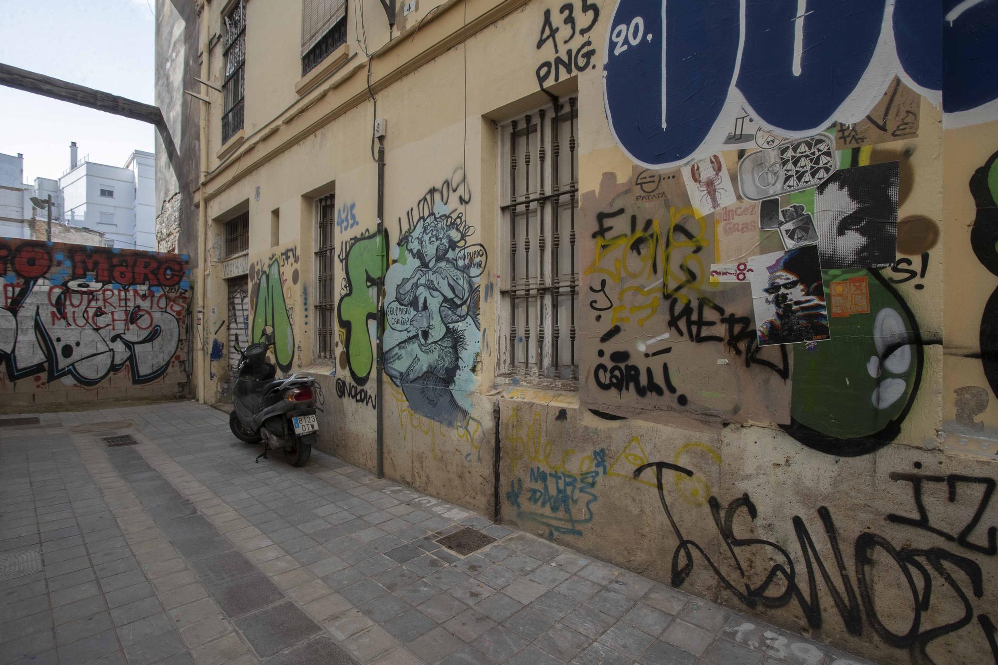 La València insólita en sus callejones sin salida.