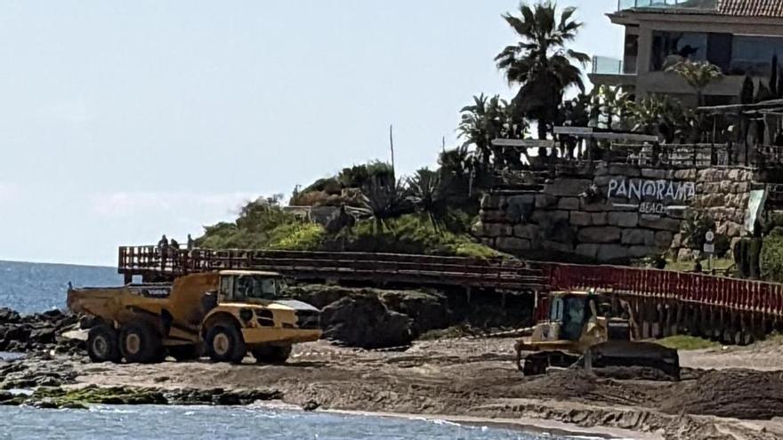 Mijas invierte 247.000 euros para regenerar sus playas de cara a la Semana Santa