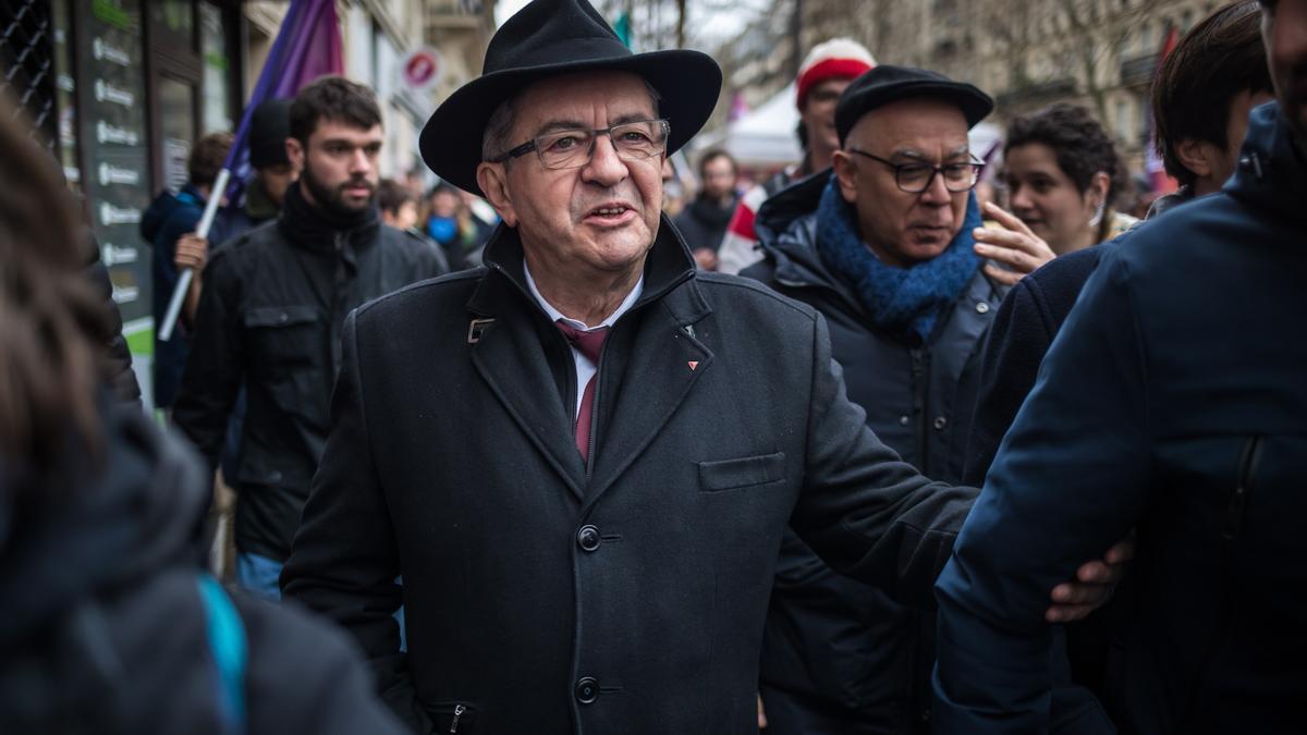 El líder de La Francia Insumisa, Jean-Luc Mélenchon.