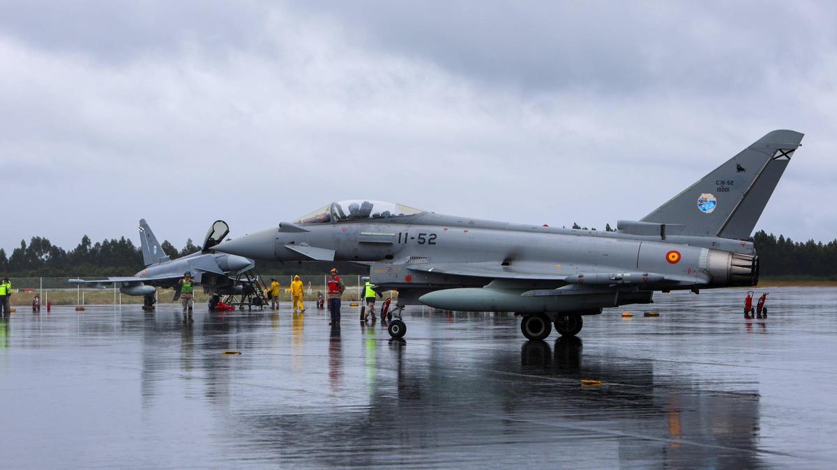 Maniobra 'Eagle Eye 24-02' del Ejército del Aire en Lavacolla.