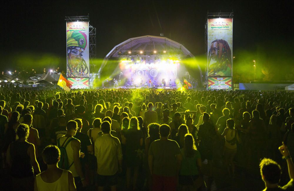 CASTELLON 16/08/2018.Concierto de Julian Marley en el Rototom.Fotos ACF Fotografia/Angel Sánchez