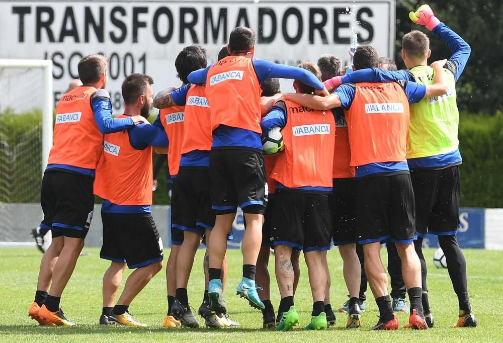 Entrenamiento del Deportivo en Vilalba 8 de agosto